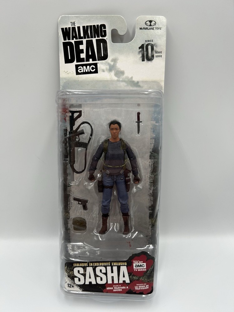 McFarlane The Walking Dead TV Series 10 Sasha 5” Action Figure Exclusive New