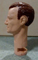 1960’s Marx Johnny West Mike Hazard Head Good Cond head paint wear