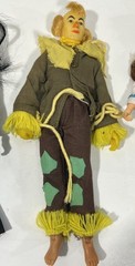 Vintage 1970s Mego Wizard Of Oz Action Figure Dolls Dorothy Witch Scarecrow Lot