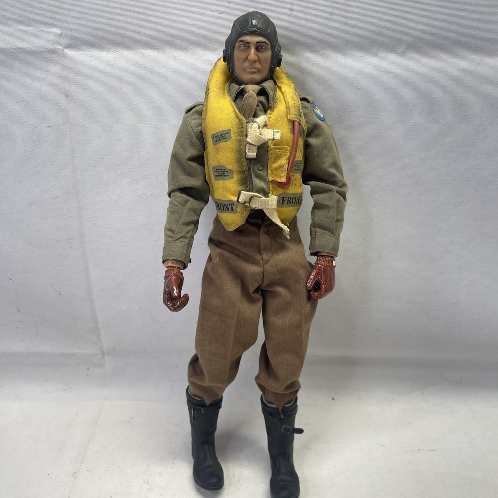 1/6 21ST CENTURY CUSTOM WW2 USAAF FIGHTER PILOT Figure PARACHUTE. Free shipping!