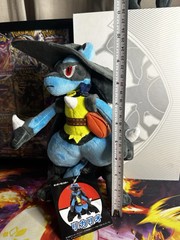 Pokemon Detective Lucario Plush Soft Toy 28cm Brand New