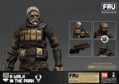 USA* NEW MIP Acid Rain WALK IN PARK set BOB Bucks Team 1:18 3.75″ GI Joe Figure