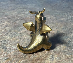 Brass Pokemon Figures – Set of 6 – Charizard, Dragonite, Ivysaur.. – From Japan