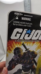 GI JOE SNAKE EYES COMMANDO w/ TIMBER 2008 COMIC SERIES *MOC