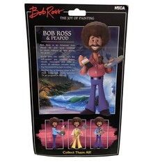 Bob Ross Joy of Painting Figure NECA Peapod w/ Palette Brush MOC