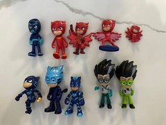 PJ Masks Toys Lot Of 10 Action Figure Varies In Size Up To 4” Tall
