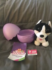ROBLOX Adopt Me! Series 3 Surprise Plush Pets Royal Corgi & Item Code Unboxed