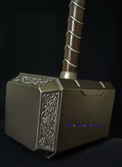 HCMY 1:1 Full Metal 2.0 Thor’s Hammer Model Figure For Cosplay Figurine Action