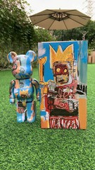 Bearbrick 400% Basquet 6th Generation Robot 28cm Height Building Block Bear Doll