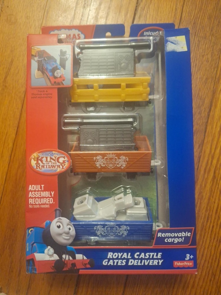 Thomas & Friends TrackMaster Royal Castle Gates Delivery 3 Car Set NEW SEALED