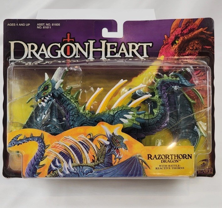 Vintage 1995 Hasbro Dragonheart Draco Action Figure Sealed New in Box