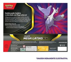 Pokemon Mega Latias EX Collection Box Set 49 Cards Brazilian Game Sealed