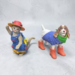 Vintage Vogue Cat and Dog, Cats-Dogs N Fun Playtime playset Chap Mei