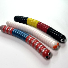 Ultra Rare! Bonkers Toys Slither.io Mystery Worms White, USA & Germany