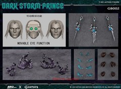 GDTOYS x BROTOYS GB002 Dark Storm Prince 7in Action Figure Collectible US Seller