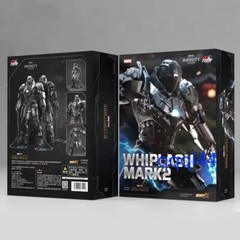 New ZD Marvel Toy Blacklash Whiplash Action Figure Xmas Gift Iron Man Series 9in