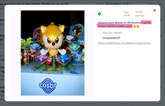 Hot Toys CBX290 Sonic The HedgeHog Cosbi Full box ( Case of 8pcs. ) [ In Stock ]