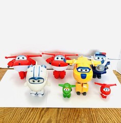 Super Wings Transform-A-Bots Lot(7) Astra Donnie Mira Paul Jett By Alpha Read