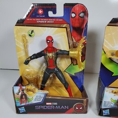 NIB 2 Hasbro 6″ Black/Gold + Red/Gold/Gray Spider-Man No Way Home Action Figures
