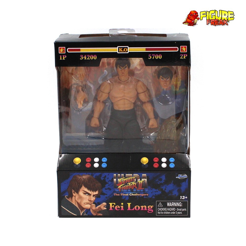Jada Toys Street Fighter II Ultra Fei Long 6″ Figure