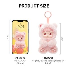 POP MART Hacipupu Gummy Bear Series Vinyl Plush Pendant Figure Toys Gift Dolls