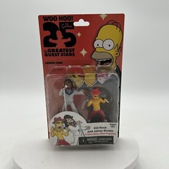 NECA The Simpsons 25 Greatest Kid Rock James Brown Mini-Figures Series 1 Rare