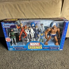 Toybiz Marvel Legends Fantastic Four Boxed Set + Dr Doom – 6 figures NIB