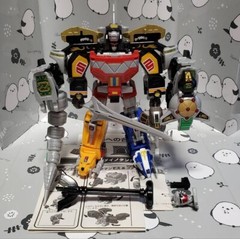 Kyouryuu Sentai Zyuranger Chogokin Super Mini Pla Dragon Caesar BANDAI Japan