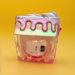 M Cute! Greedy Piglet Blind Box Confirmed Light Up Basket Piglets Figure