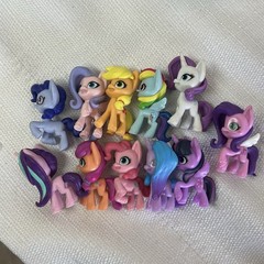 My Little Pony Lot of 12 rainbow dash Apple Jack Twilight Pinkie and more USED