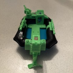 1993 HASBRO GI JOE MANTA RAY BOAT WITH BOX AND BLUEPRINTS VINTAGE