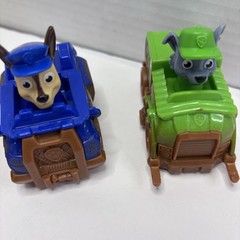 Paw Patrol Die Cast / Plastic Lot Of 9 Chase,Skye, Marshall, Tracker And Rubble