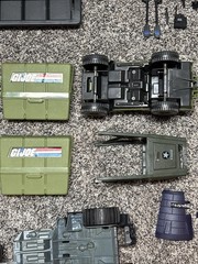 Vintage 1980’s GI Hasbro Mixed Parts Lot Sold As-is.