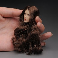 USA 1/6 Beauty Girl Head Sculpt Carved For 12″ Female PH TBL Action Figure Body