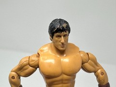 JAKKS Pacific Rocky IV Rocky Balboa Figure Purple Trunks