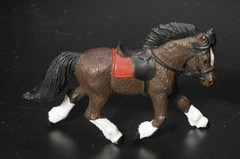 SAFARI Tiny Horse lot of 4 Figures Toy Set Plastic Haflinger, Trakehner, Pony