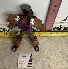 Transforming Toy Brown & Purple #5 TRANSFORMER Like Warbotron Air Burst Figure