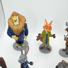 Disney Zootopia 10 Piece Pvc Cake Topper Figure Lot Nick Judy Flash Finnick