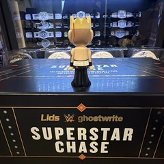 WWE Superstar Chase Lids Exclusive Ghostwrite Rhea Ripley Red Championship base