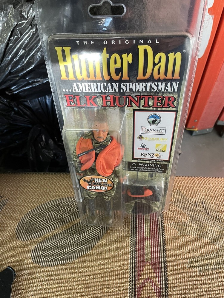 Original HUNTER DAN American Sportsman ELK HUNTER 8″ Action Figure NEW