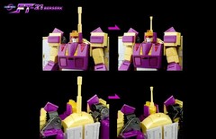New FansToys FT-21 Berserk Blitzwing Triple Changers Action Figure Toy In Stock