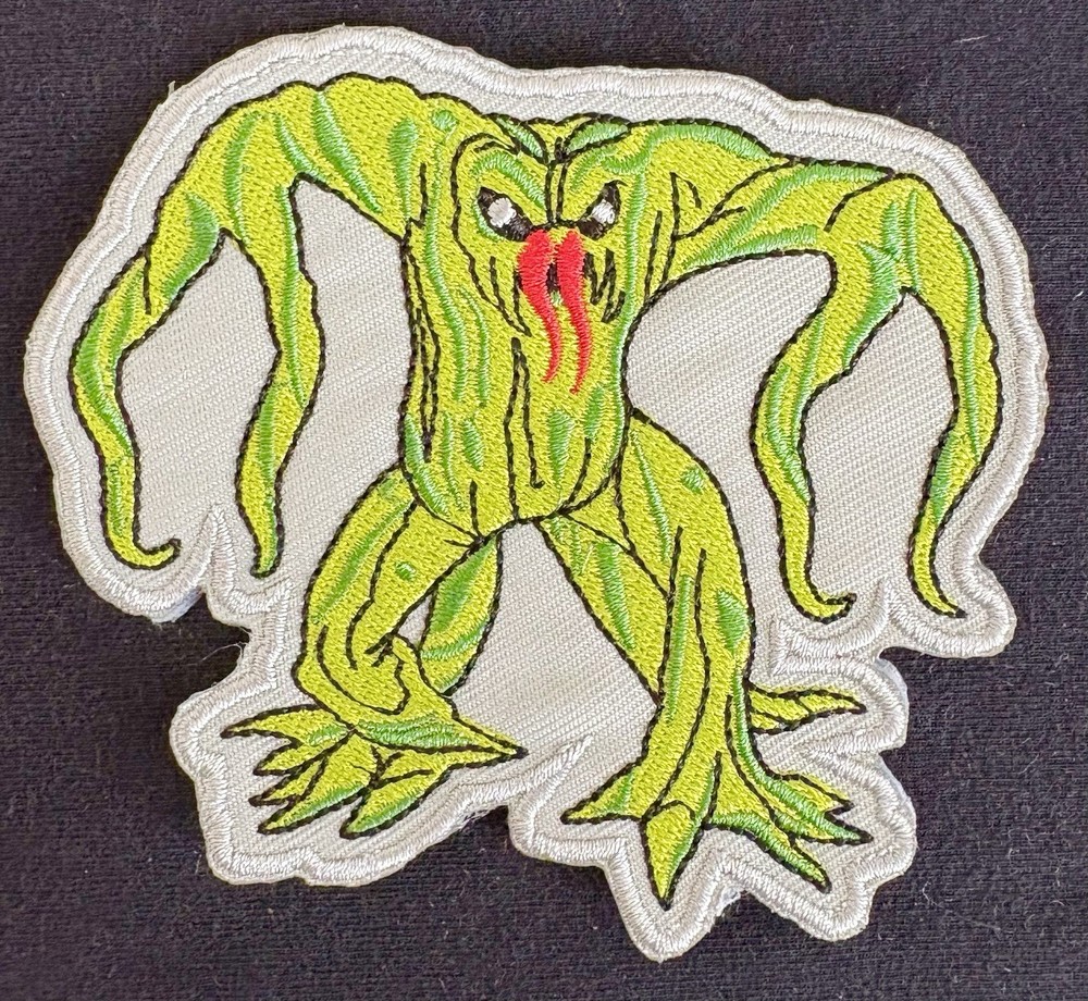 INHUMANOIDS embroidered figure TENDRIL patch action Godzilla monster Metlar