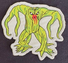 INHUMANOIDS embroidered figure TENDRIL patch action Godzilla monster Metlar