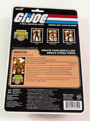 G.I. JOE Tiger Force Snake Eyes 3.75″ Super7 ReAction+ O Ring Figure Exclusive