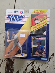 Lot of 9 Starting Lineup Baseball Collectibles with Cards