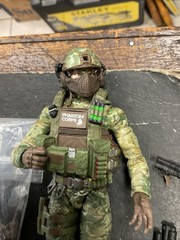 OPERATION MONSTER FORCE 6″ 1:12 PHANTOM CORPS COMMAND UNIT ACTION FIGURE Used