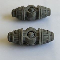 Slave 1 Boba Fett VINTAGE Collection 2020 Star Wars Parts 2 Bombs Seismic Charge