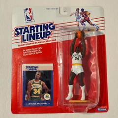 1988 XAVIER MCDANIEL SLU Starting Lineup NBA Seattle Supersonics