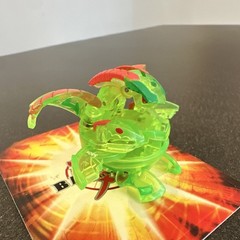 Bakugan Percival 580G Translucent Neon Ventus New Vestroia Battle Brawlers
