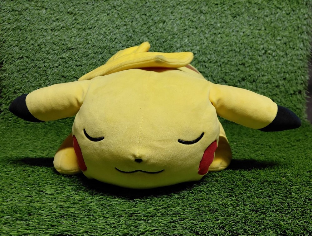 Pokemon Sleeping Pikachu Plush Soft Jumbo Large Pillow Buddy 18” Jazwares 2022